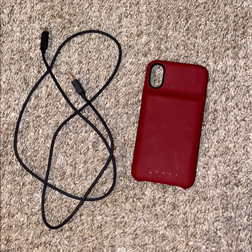iPhone X mophie charging case